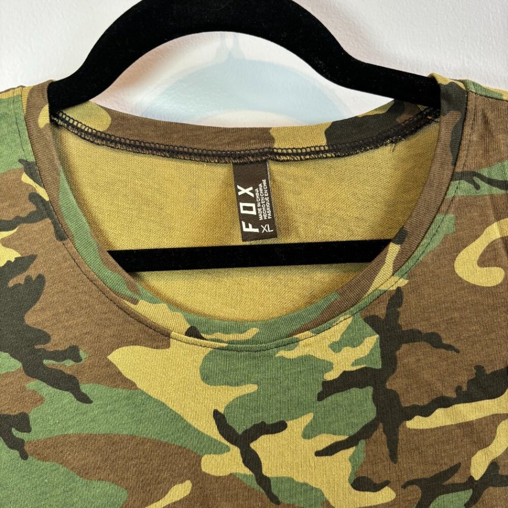 Womens Fox Racing Sporty Camo Casual Tank Top NWT Size Xlarge - Picture 2 of 5